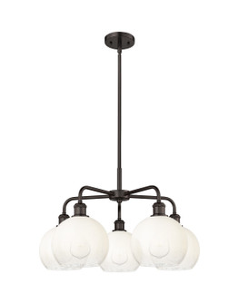 Ballston Five Light Chandelier in Oil Rubbed Bronze (405|516-5CR-OB-G483-8OP)