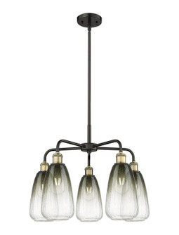 Ballston Five Light Chandelier in Black Antique Brass (405|516-5CR-BAB-G480-6SL)