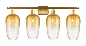 Ballston Four Light Bath Vanity in Satin Gold (405|516-4W-SG-G484-7AM)