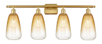 Ballston Four Light Bath Vanity in Satin Gold (405|516-4W-SG-G480-6AM)