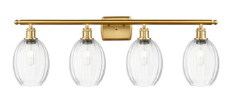 Ballston Four Light Bath Vanity in Satin Gold (405|516-4W-SG-G459-6CL)