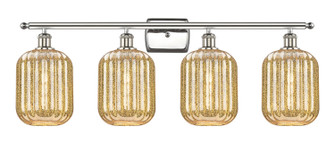 Ballston Four Light Bath Vanity in Polished Nickel (405|516-4W-PN-G460-7ME)