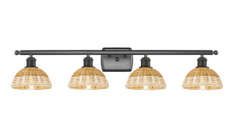 Ballston Four Light Bath Vanity in Oil Rubbed Bronze (405|516-4W-OB-NBD2-75-NAT)