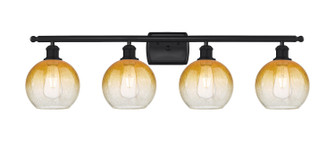 Ballston Four Light Bath Vanity in Matte Black (405|516-4W-BK-G483-8AM)