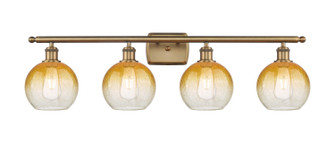 Ballston Four Light Bath Vanity in Brushed Brass (405|516-4W-BB-G483-8AM)