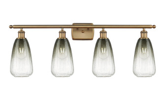 Ballston Four Light Bath Vanity in Brushed Brass (405|516-4W-BB-G480-6SL)