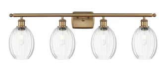 Ballston Four Light Bath Vanity in Brushed Brass (405|516-4W-BB-G459-6CL)