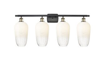 Ballston Four Light Bath Vanity in Black Antique Brass (405|516-4W-BAB-G484-7OP)