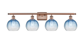 Ballston Four Light Bath Vanity in Antique Copper (405|516-4W-AC-G483-8SB)
