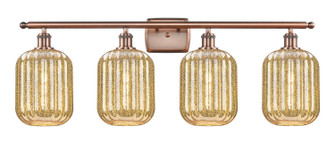 Ballston Four Light Bath Vanity in Antique Copper (405|516-4W-AC-G460-7ME)