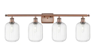 Ballston Four Light Bath Vanity in Antique Copper (405|516-4W-AC-G460-7CL)