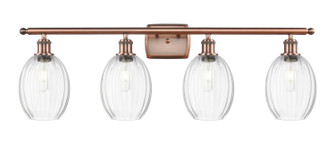 Ballston Four Light Bath Vanity in Antique Copper (405|516-4W-AC-G459-6CL)