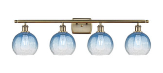 Ballston Four Light Bath Vanity in Antique Brass (405|516-4W-AB-G483-8SB)