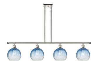 Ballston Four Light Island Pendant in Polished Nickel (405|516-4I-PN-G483-8SB)