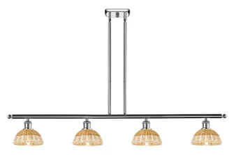 Ballston Four Light Island Pendant in Polished Chrome (405|516-4I-PC-NBD2-75-NAT)