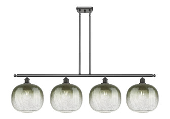Ballston Four Light Island Pendant in Oil Rubbed Bronze (405|516-4I-OB-G481-10SL)