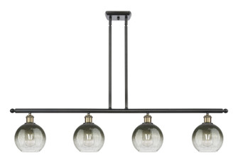 Ballston Four Light Island Pendant in Black Antique Brass (405|516-4I-BAB-G483-8SL)
