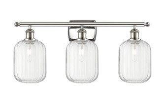 Ballston Three Light Bath Vanity in Polished Nickel (405|516-3W-PN-G460-7CL)