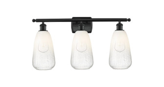 Ballston Three Light Bath Vanity in Matte Black (405|516-3W-BK-G480-6OP)