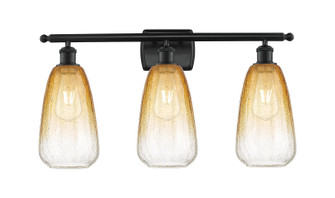 Ballston Three Light Bath Vanity in Matte Black (405|516-3W-BK-G480-6AM)