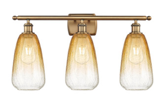 Ballston Three Light Bath Vanity in Brushed Brass (405|516-3W-BB-G480-6AM)