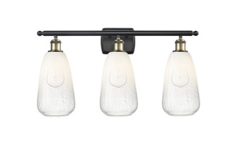 Ballston Three Light Bath Vanity in Black Antique Brass (405|516-3W-BAB-G480-6OP)
