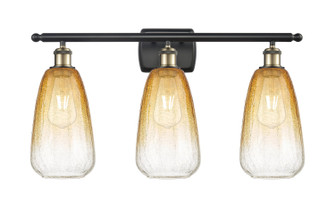 Ballston Three Light Bath Vanity in Black Antique Brass (405|516-3W-BAB-G480-6AM)