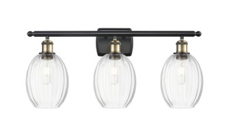 Ballston Three Light Bath Vanity in Black Antique Brass (405|516-3W-BAB-G459-6CL)