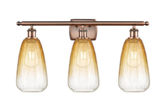 Ballston Three Light Bath Vanity in Antique Copper (405|516-3W-AC-G480-6AM)