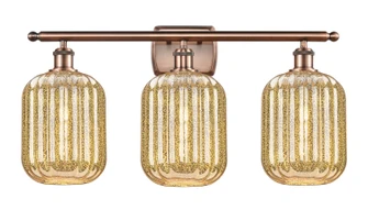 Ballston Three Light Bath Vanity in Antique Copper (405|516-3W-AC-G460-7ME)