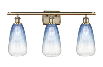 Ballston Three Light Bath Vanity in Antique Brass (405|516-3W-AB-G480-6SB)