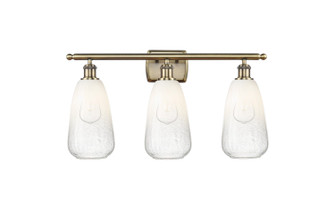 Ballston Three Light Bath Vanity in Antique Brass (405|516-3W-AB-G480-6OP)