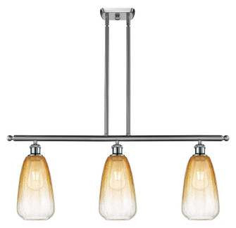 Ballston Three Light Island Pendant in Brushed Satin Nickel (405|516-3I-SN-G480-6AM)