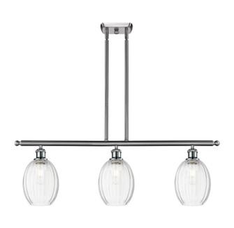 Ballston Three Light Island Pendant in Brushed Satin Nickel (405|516-3I-SN-G459-6CL)