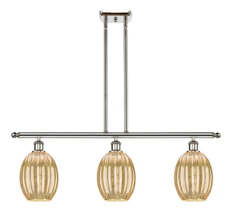 Ballston Three Light Island Pendant in Polished Nickel (405|516-3I-PN-G459-6ME)