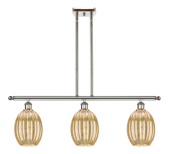 Ballston Three Light Island Pendant in Polished Nickel (405|516-3I-PN-G459-6ME)