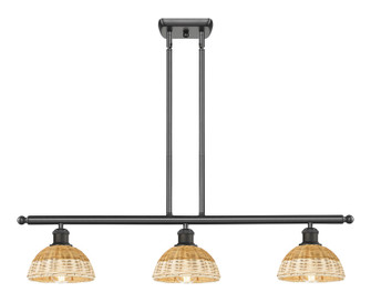 Ballston Three Light Island Pendant in Oil Rubbed Bronze (405|516-3I-OB-NBD2-75-NAT)