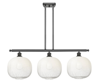 Ballston Three Light Island Pendant in Oil Rubbed Bronze (405|516-3I-OB-G481-10OP)