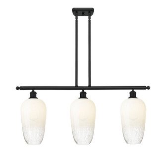 Ballston Three Light Island Pendant in Matte Black (405|516-3I-BK-G484-7OP)