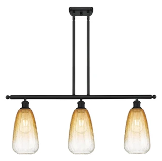 Ballston Three Light Island Pendant in Matte Black (405|516-3I-BK-G480-6AM)