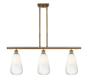 Ballston Three Light Island Pendant in Brushed Brass (405|516-3I-BB-G480-6OP)