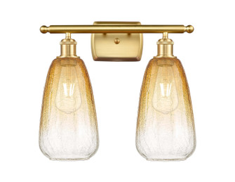 Ballston Two Light Bath Vanity in Satin Gold (405|516-2W-SG-G480-6AM)