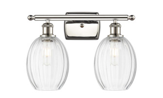 Ballston Two Light Bath Vanity in Polished Nickel (405|516-2W-PN-G459-6CL)