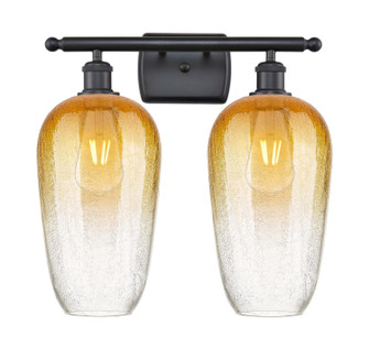 Ballston Two Light Bath Vanity in Matte Black (405|516-2W-BK-G484-7AM)