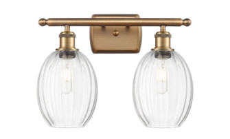 Ballston Two Light Bath Vanity in Brushed Brass (405|516-2W-BB-G459-6CL)