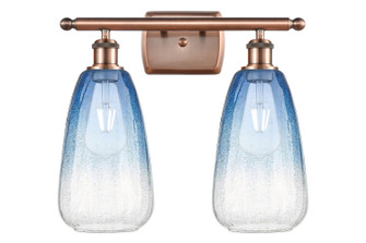 Ballston Two Light Bath Vanity in Antique Copper (405|516-2W-AC-G480-6SB)