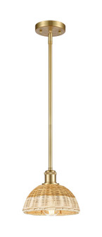 Ballston One Light Mini Pendant in Satin Gold (405|516-1S-SG-NBD2-75-NAT)