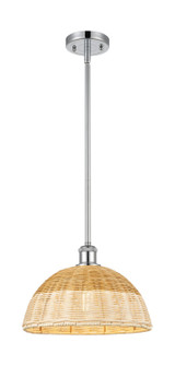 Ballston One Light Mini Pendant in Polished Chrome (405|516-1S-PC-NBD2-12-NAT)
