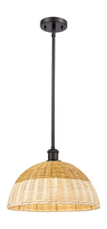 Ballston One Light Mini Pendant in Oil Rubbed Bronze (405|516-1S-OB-NBD2-16-NAT)