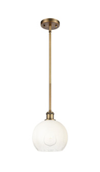 Ballston One Light Mini Pendant in Brushed Brass (405|516-1S-BB-G483-8OP)